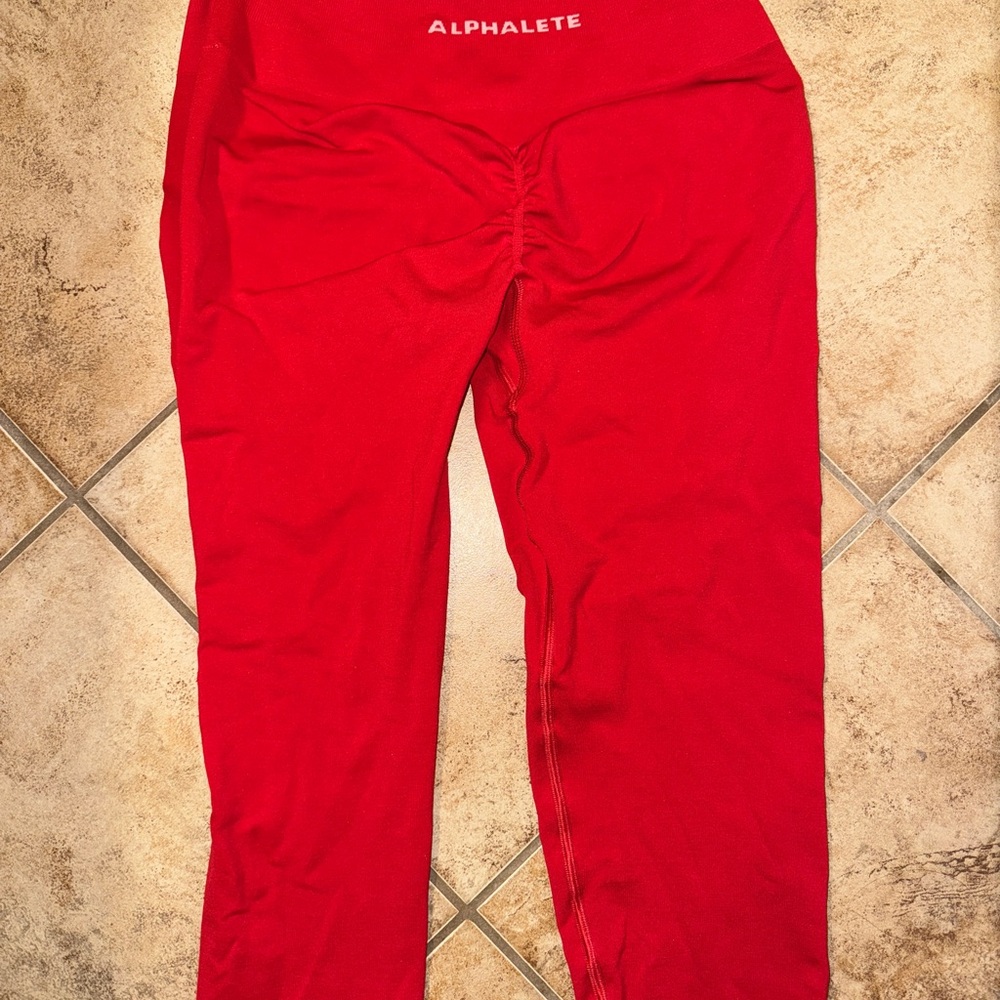 Alphalete Red Leggings
